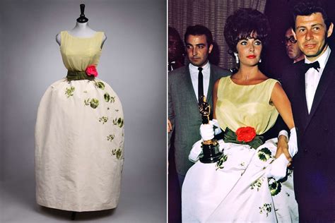 dior dress for liz taylor|elizabeth taylor 1961 oscar dress.